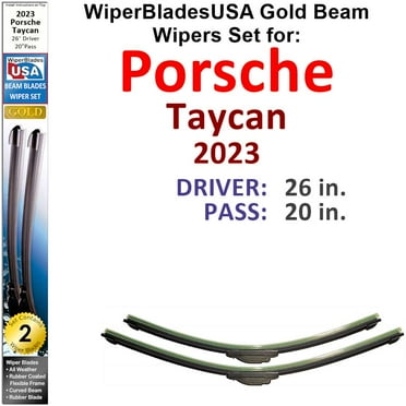 2023 Porsche Taycan Beam Wiper Blades Wipers WBUSA (Set of 2)