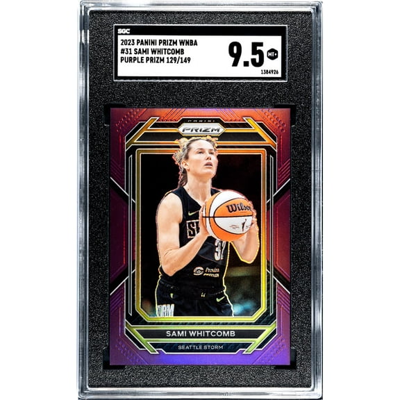 2023 Prizm #31 Sami Whitcomb Purple Prizm /149 SGC 9.5