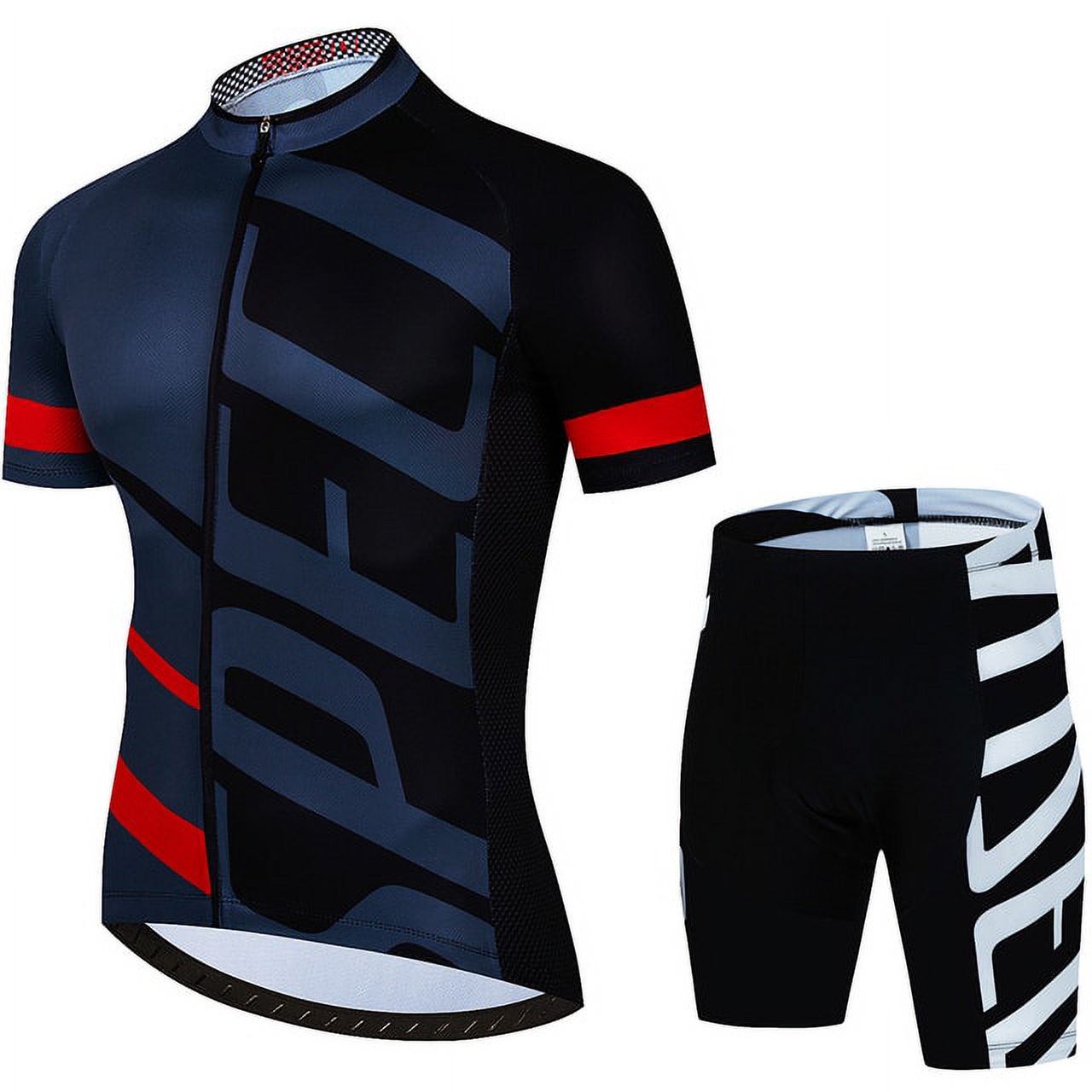 2023 Team Cycling Jersey Set With Bib Shorts - Summer MTB Bike Clothing, 9D Gel Pad, Quick Dry, Rear Pockets