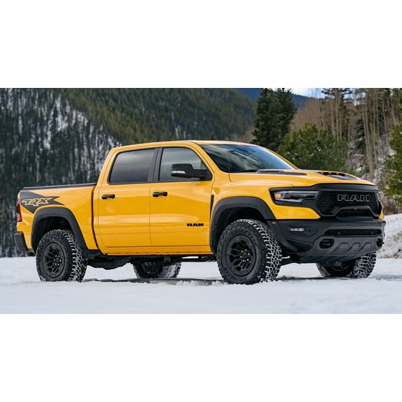 2023 Ram 1500 TRX Crew Cab Havoc Edition Car - 24x36 Inch Laminated Poster - Stunning Detail and Bold Colors