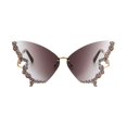 thumbnail image 1 of 2023 Rhinestone Sunglasses Female Thin Sunglasses Models Sun And Eyeglasses, 1 of 4