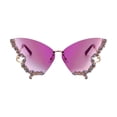 thumbnail image 1 of 2023 Rhinestone Sunglasses Female Thin Sunglasses Models Sun And Eyeglasses, 1 of 4