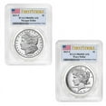 thumbnail image 1 of 2023-S Morgan and Peace Silver Dollar Proof 2-Coin Set PCGS PF 69 FS, 1 of 3