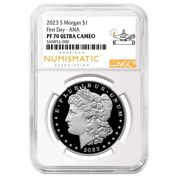 2023-S Proof $1 Morgan Silver Dollar NGC PF70UC FDI ANA Label