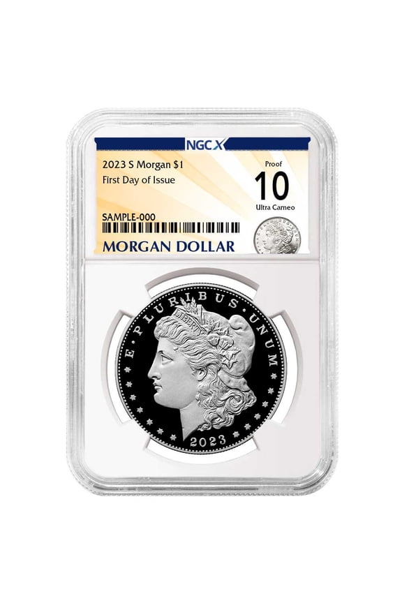 2023-S Proof $1 Morgan Silver Dollar NGCX PF10UC FDI Morgan X Label