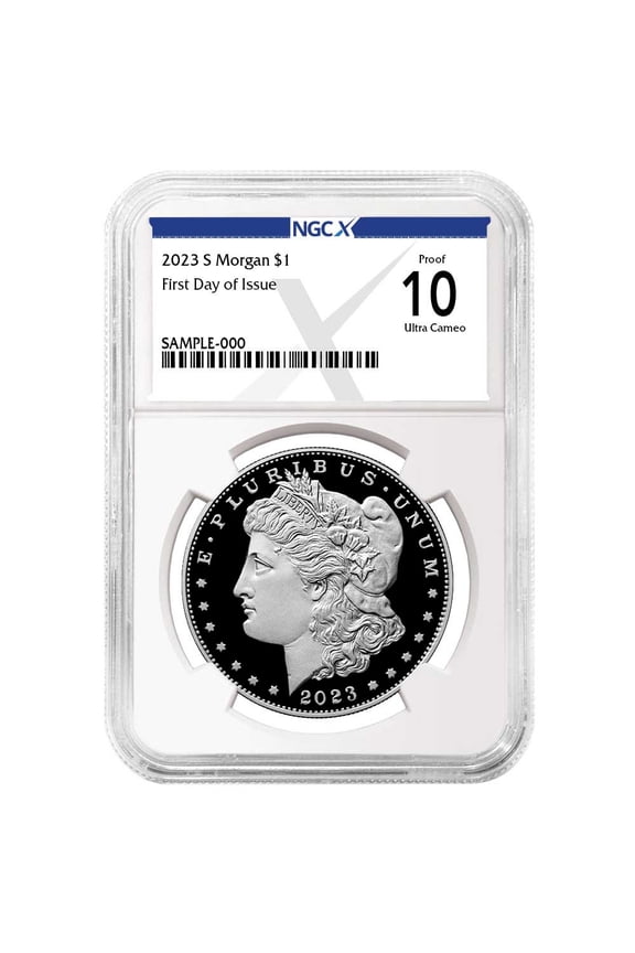 2023-S Proof $1 Morgan Silver Dollar NGCX PF10UC FDI X Label