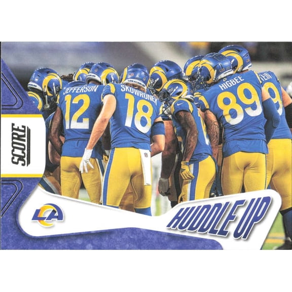 2023 SCORE HUDDLE UP #15 LOS ANGELES RAMS LOS ANGELES RAMS