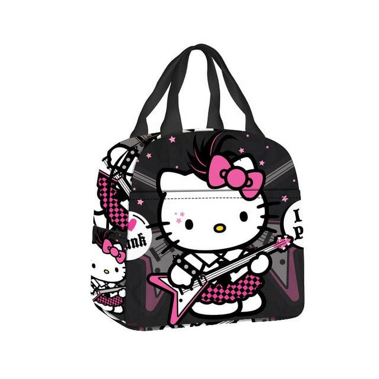 2023 Sanrio Hello Kitty Lunch Bags Students Portable Zipper Camping