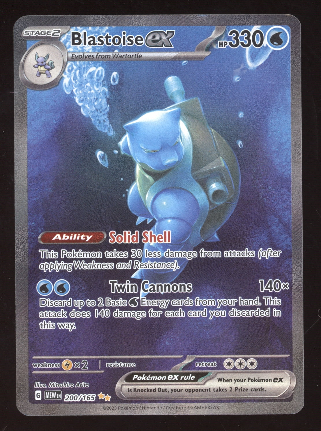 blastoise pokemon card for sale Japanese V 001/020 Starter Set VMAX SEK PKMhobby Preserved in a magnetic acrylic case and featuring a striking image of the captivating character Blastoise - Unlimited Holofoil Base