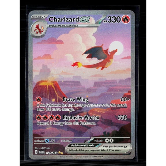 2023 Scarlet & Violet 151 Charizard EX Holo Secret Rare SAR #199/165