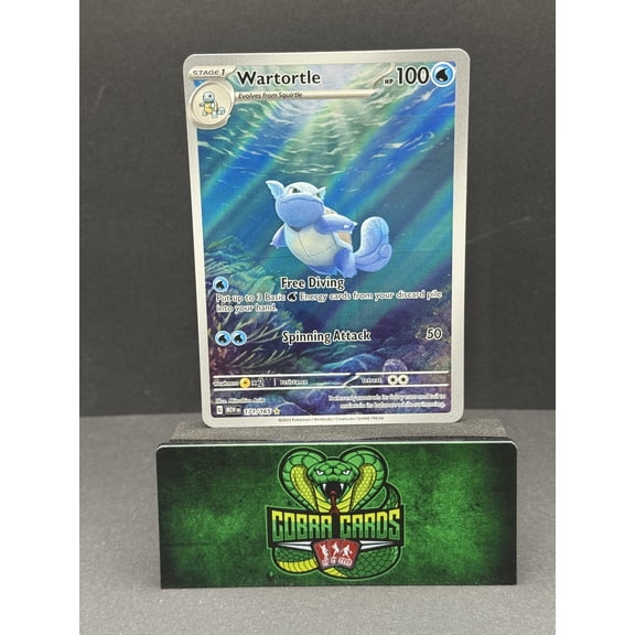 2023 Scarlet & Violet 151 Wartortle Holo Secret Rare #171/165