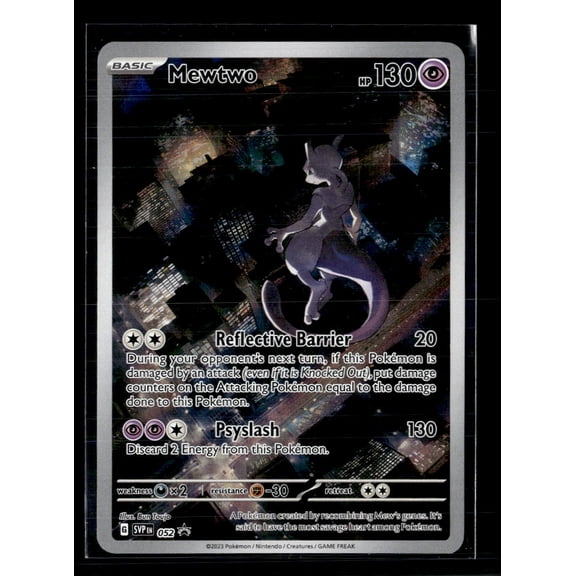 2023 Scarlet & Violet Mewtwo Holo Black Star Promo #SVP EN 052