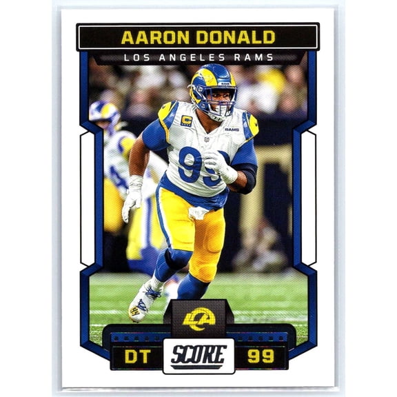 2023 Score Aaron Donald Los Angeles Rams #165 Football Card