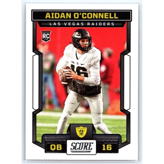 2023 Score Football Card Near Mint Aidan O'Connell #310 RC Las Vegas Raiders