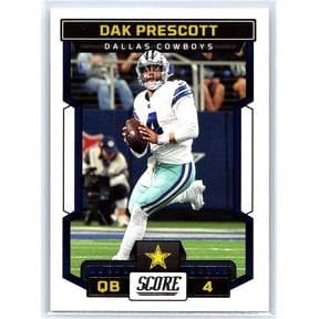 2023 Score Dak Prescott #225 Dallas Cowboys Football Card