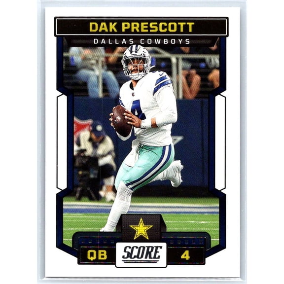 2023 Score Dak Prescott #225 Dallas Cowboys Football Card