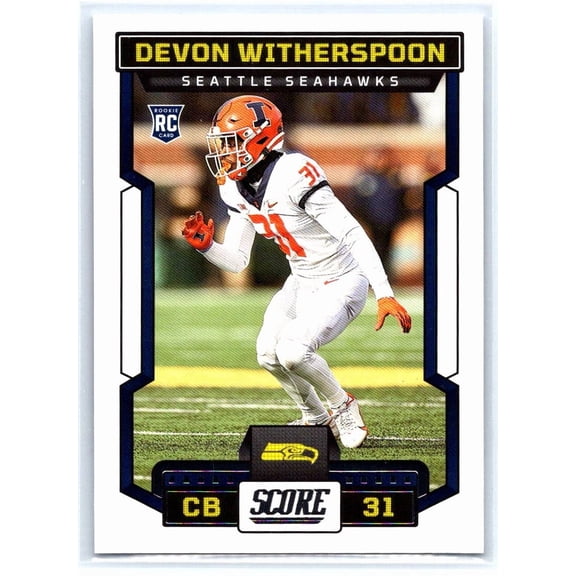 2023 Score Devon Witherspoon #379 RC