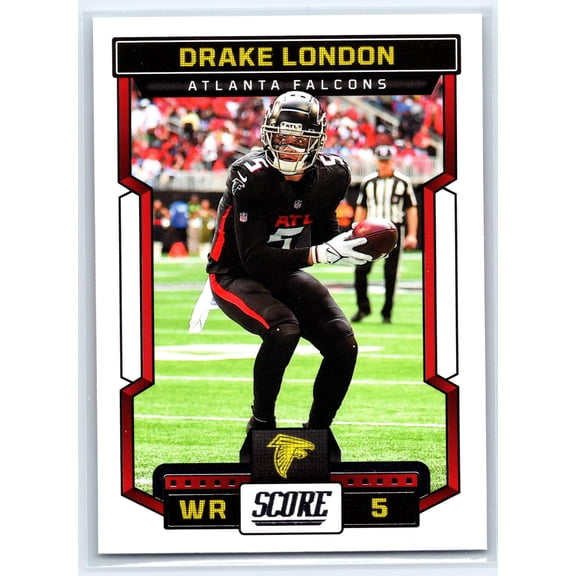 Near Mint NFL 2023 Score Atlanta Falcons Drake London #37 Football Card