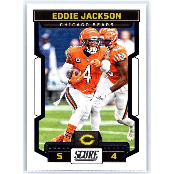 2023 Score Eddie Jackson #106 Chicago Bears Near Mint Football Card
