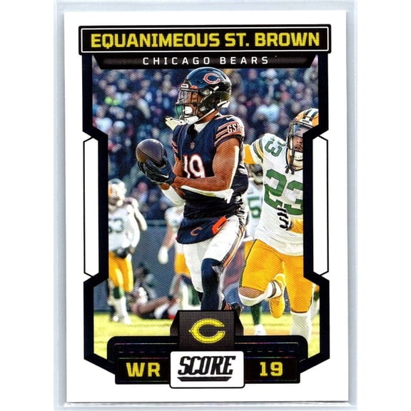 2023 Score Near Mint Equanimeous St. Brown #105 Chicago Bears Football Card