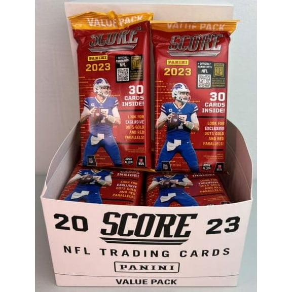 2023 Score Football Fat Pack Cello Box