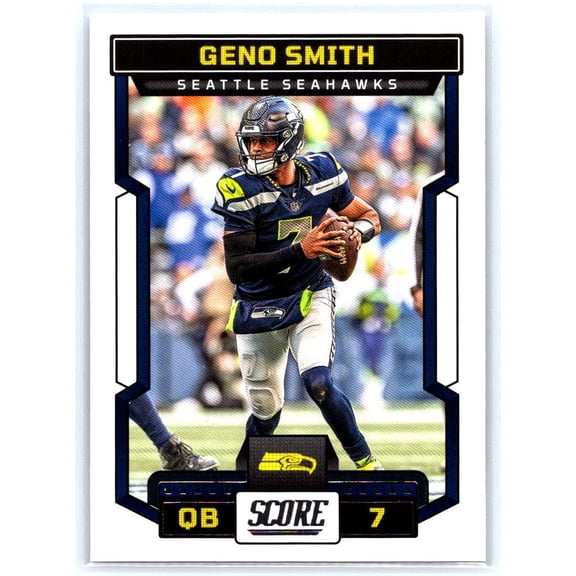 2023 Score Geno Smith #179 Seattle Seahawks Football Card