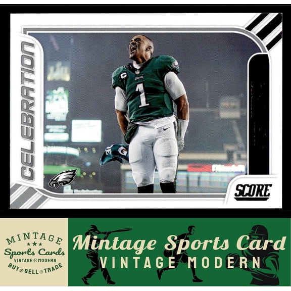 2023 Score Celebration Gold Jalen Hurts #11 Philadelphia Eagles Football Card
