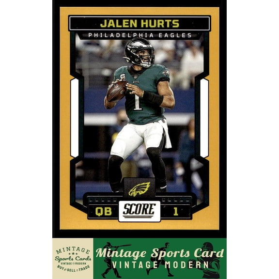 2023 Score Gold Jalen Hurts #242 Philadelphia Eagles Football Card