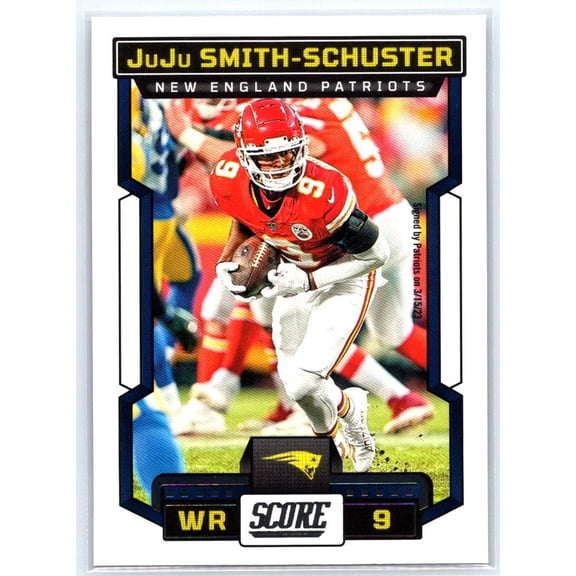 2023 Score JuJu Smith-Schuster #122 New England Patriots Football Card
