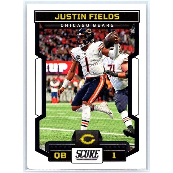 2023 Score Justin Fields #99 Chicago Bears Near Mint NFL Football Card