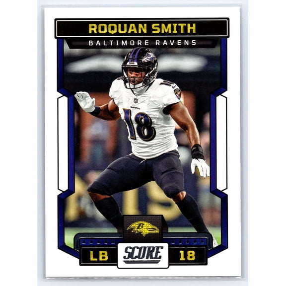 2023 Score Roquan Smith #193 Near Mint or Better Baltimore Ravens Football Card