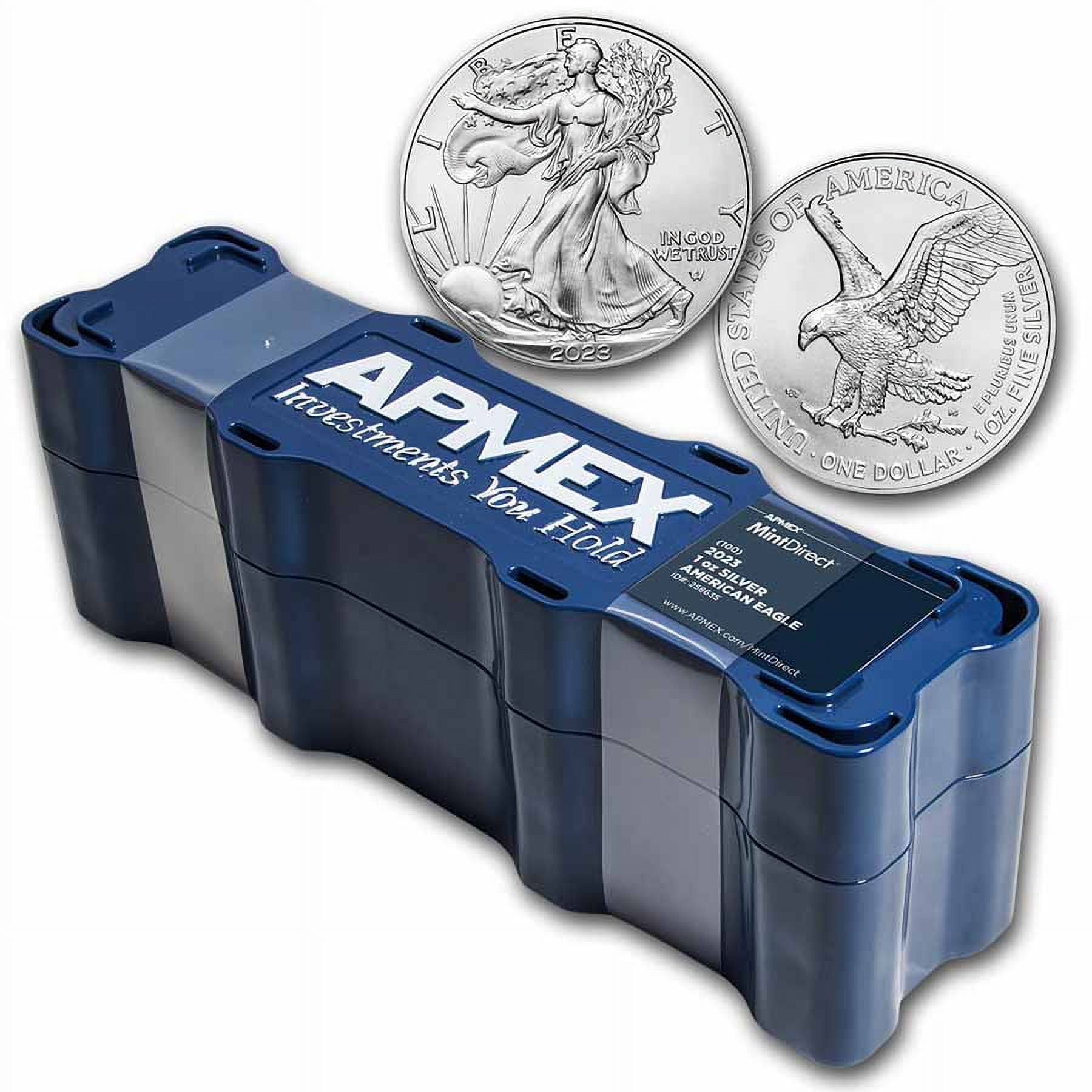 2023 Collectable Silver Eagle 100-Coin Mini Monster Box