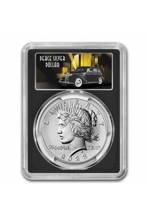 2023 Silver Peace Dollar MS-70 PCGS (Advanced Release, Black)