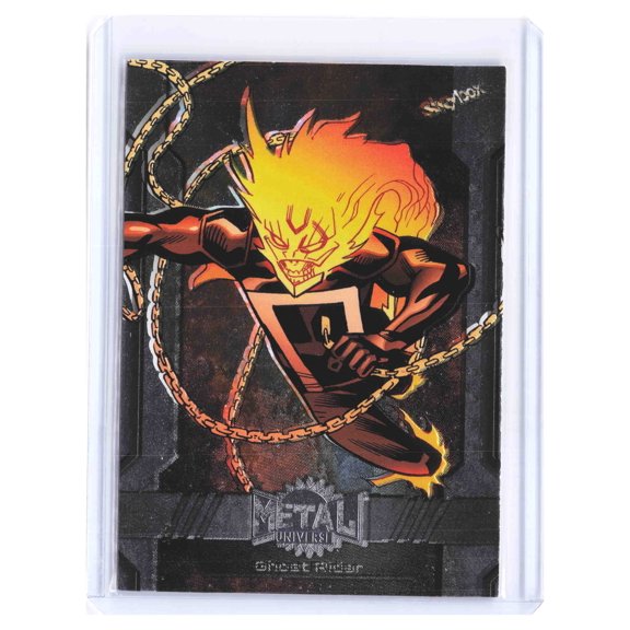 2023 SkyBox Marvel Metal Universe Avengers Ghost Rider Robbie Reyes #84 English Trading Card