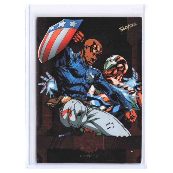 2023 SkyBox Marvel Metal Universe Avengers Copper Parallel #89 Patriot