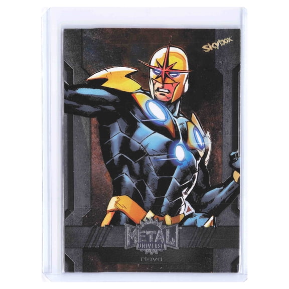 2023 SkyBox Metal Universe Avengers Nova #47 Trading Card