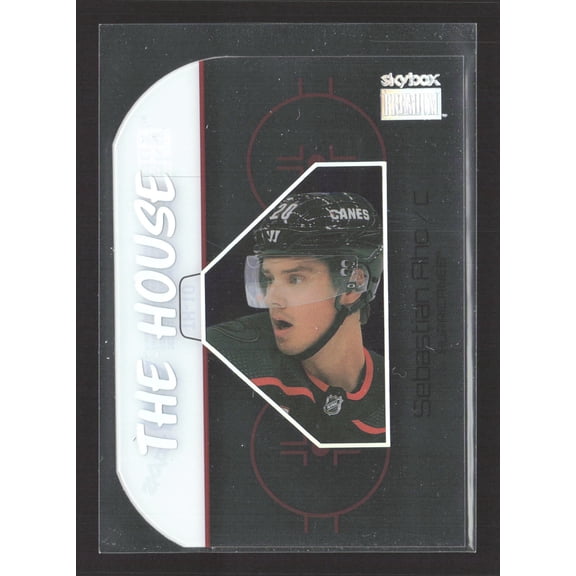 2023 SkyBox Metal Universe The House Sebastian Aho #TH-10