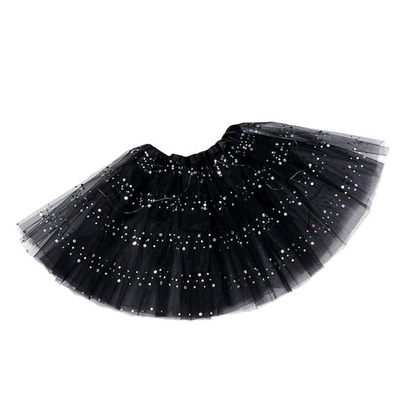 Skirts For Women 2023 Small Round Dot Skirt Sequin Screen Tutu Skirt Adult Puffy Skirt Performance Dress Dance Skirt