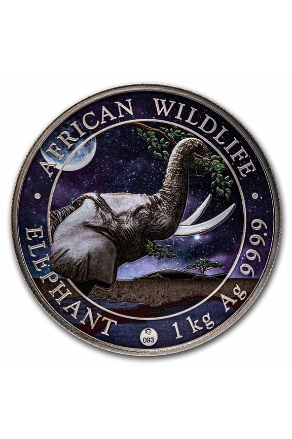 2023 Somalia 1 kilo Silver Elephant (Giant Moon)