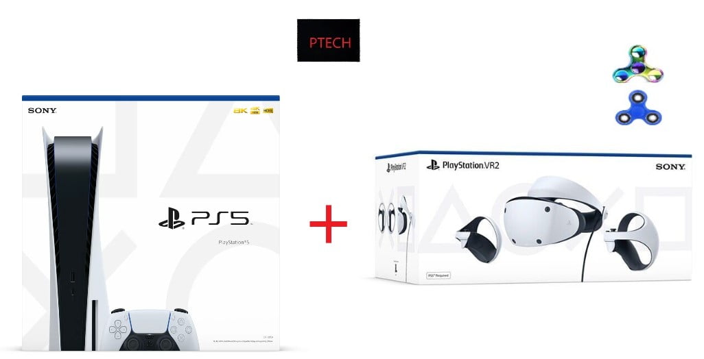 PlayStation VR2 and PlayStation_PS5 Video Game Console (Disc