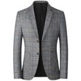 2023 Suit Jacket Men‘s Casual Suit Spring Thin Middleaged Single