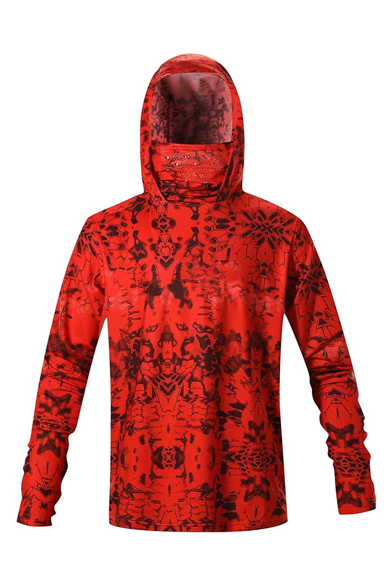 2023 Summer Men Hooded Long Sleeve Performance Fishing Shirts Jersey