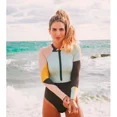 2023 Surfing Sport Swimsuit Long Sleeves Women One Piece Swimsuit