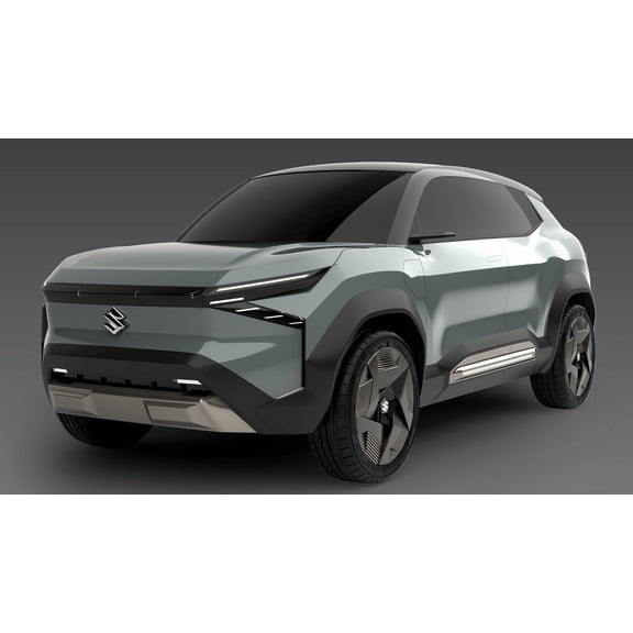 2023 Suzuki EVX Concept Car - 12x18 Inch Laminated Poster - Stunning Detail and Bold Colors