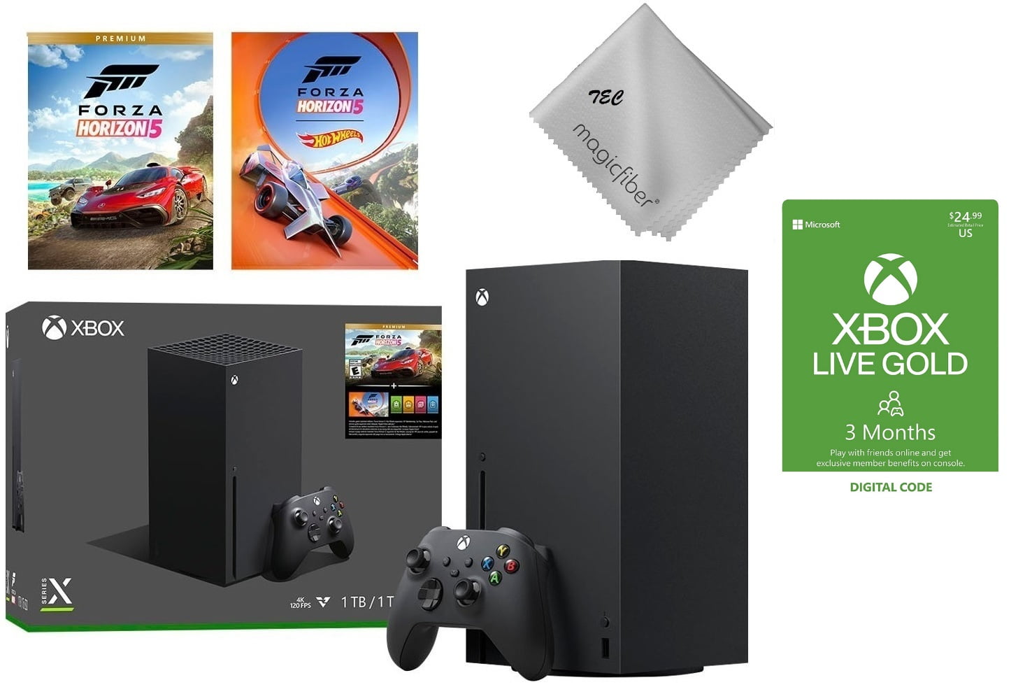 Forza Horizon 5 + 4 Premium Editions Bundle (Xbox One / Series X|S Download  Code)