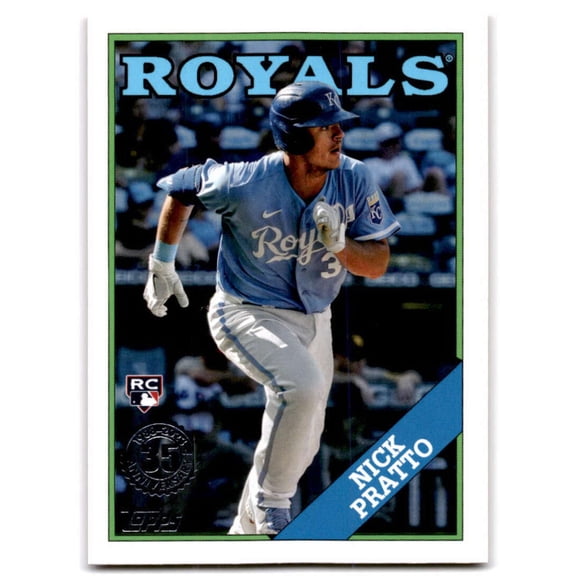 2023 TOPPS 1988 BASEBALL IES 2 #2T88-25 NICK PRATTO KANSAS CITY ROYALS