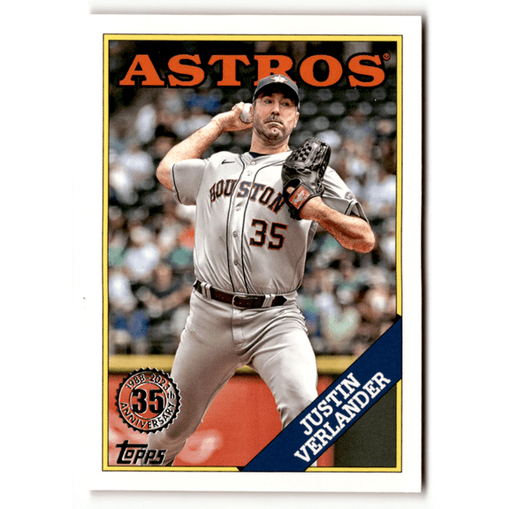 2023 TOPPS 1988 BASEBALL #T88-13 JUSTIN VERLANDER HOUSTON ASTROS