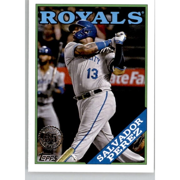 2023 TOPPS 1988 BASEBALL #T88-33 SALVADOR PEREZ KANSAS CITY ROYALS