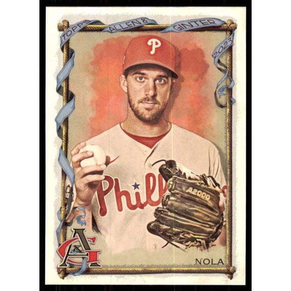 2023 TOPPS ALLEN AND GINTER #263 AARON NOLA PHILADELPHIA PHILLIES