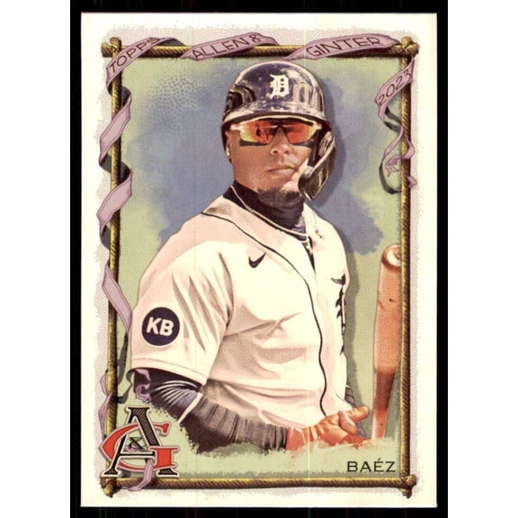 2023 TOPPS ALLEN AND GINTER #369 JAVIER BAEZ SP DETROIT TIGERS